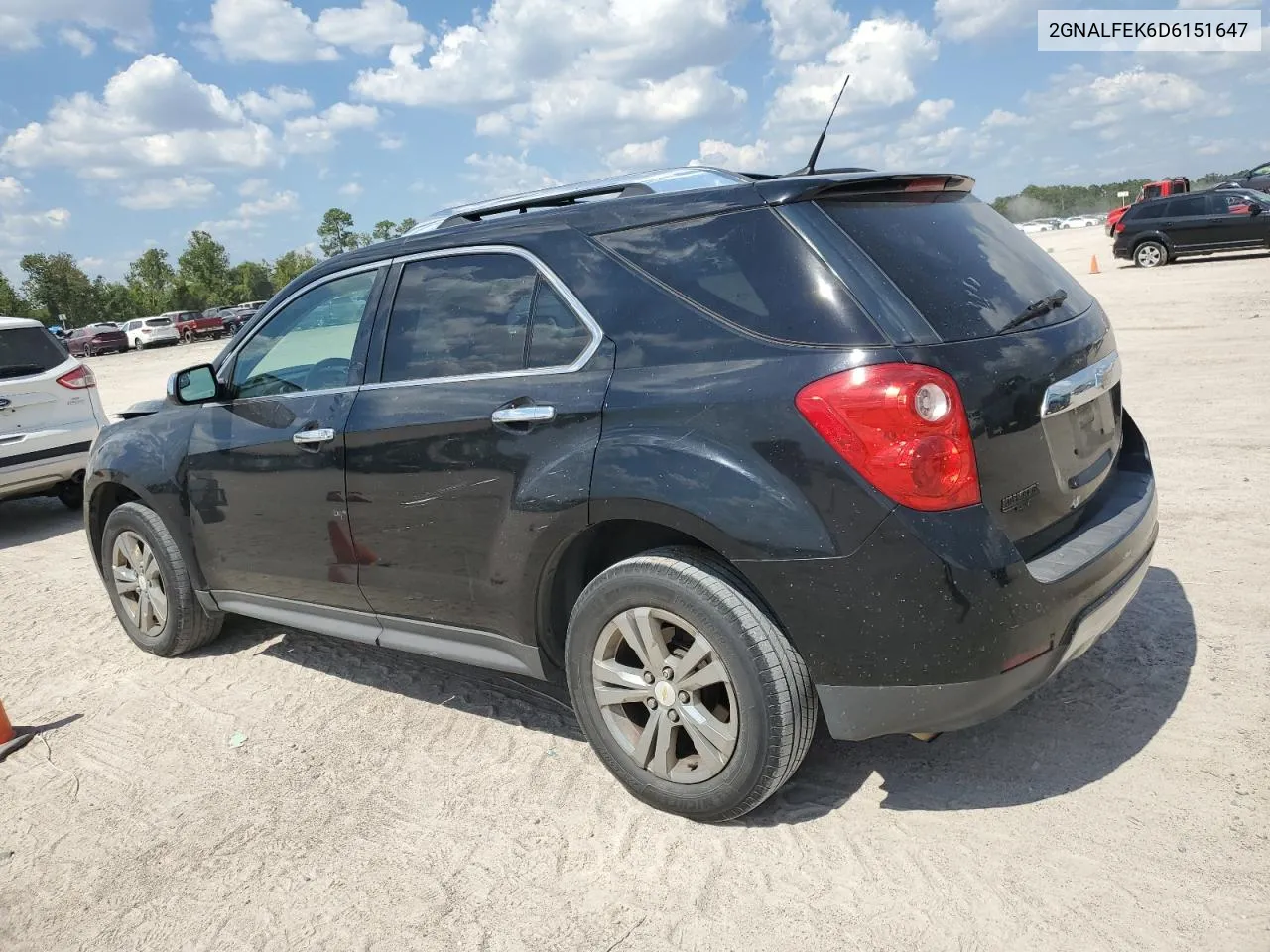 2013 Chevrolet Equinox Ltz VIN: 2GNALFEK6D6151647 Lot: 73473404