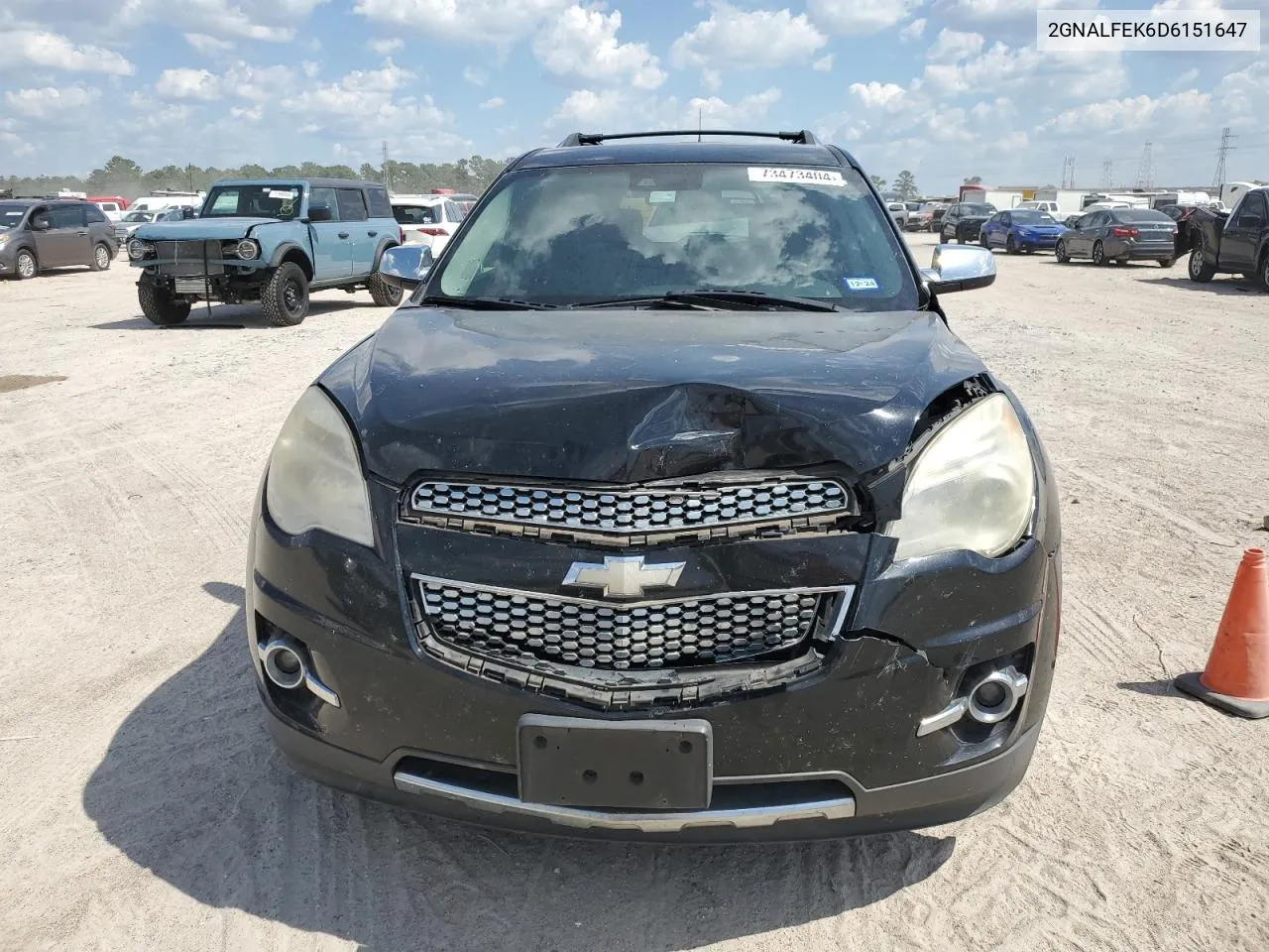 2GNALFEK6D6151647 2013 Chevrolet Equinox Ltz