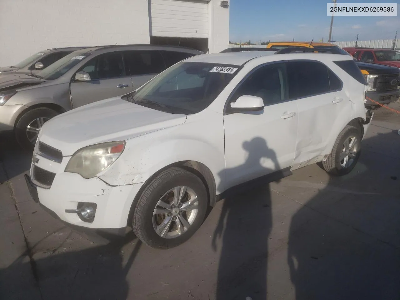 2013 Chevrolet Equinox Lt VIN: 2GNFLNEKXD6269586 Lot: 74363914