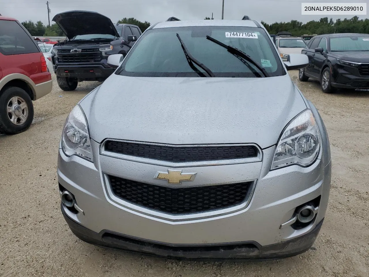 2013 Chevrolet Equinox Lt VIN: 2GNALPEK5D6289010 Lot: 74477104