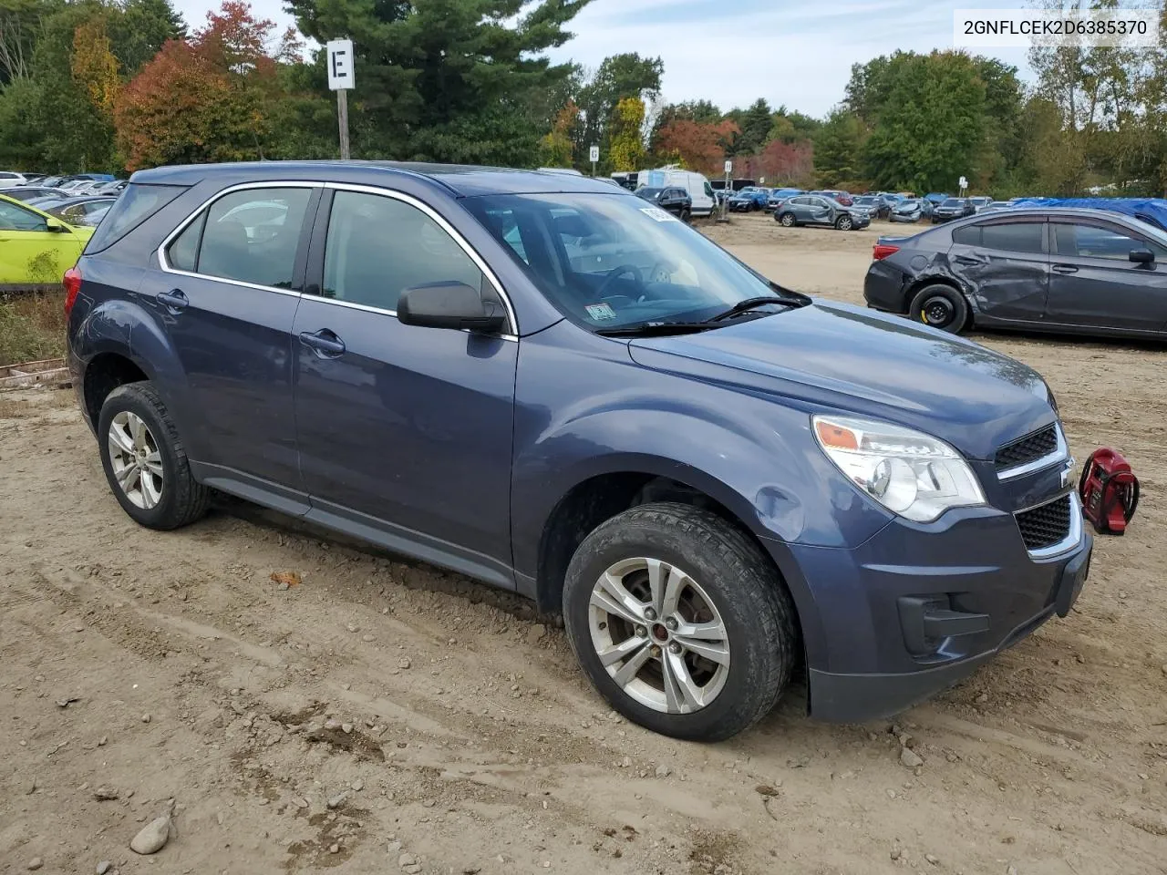 2013 Chevrolet Equinox Ls VIN: 2GNFLCEK2D6385370 Lot: 74612404