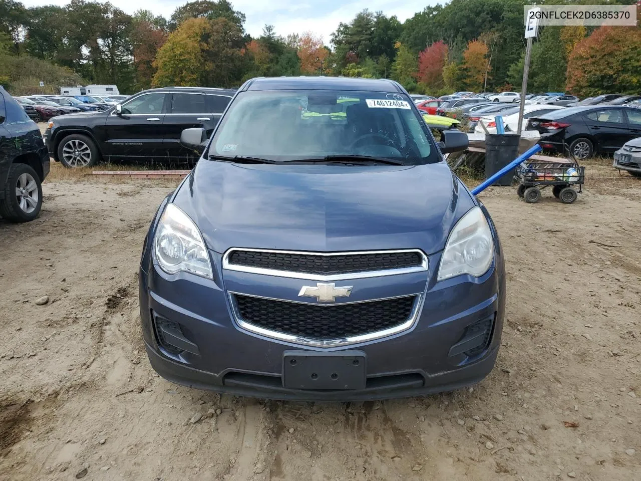 2GNFLCEK2D6385370 2013 Chevrolet Equinox Ls