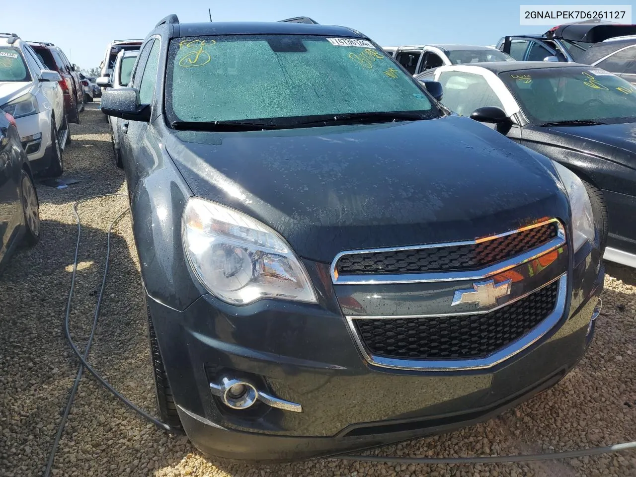 2013 Chevrolet Equinox Lt VIN: 2GNALPEK7D6261127 Lot: 74736134