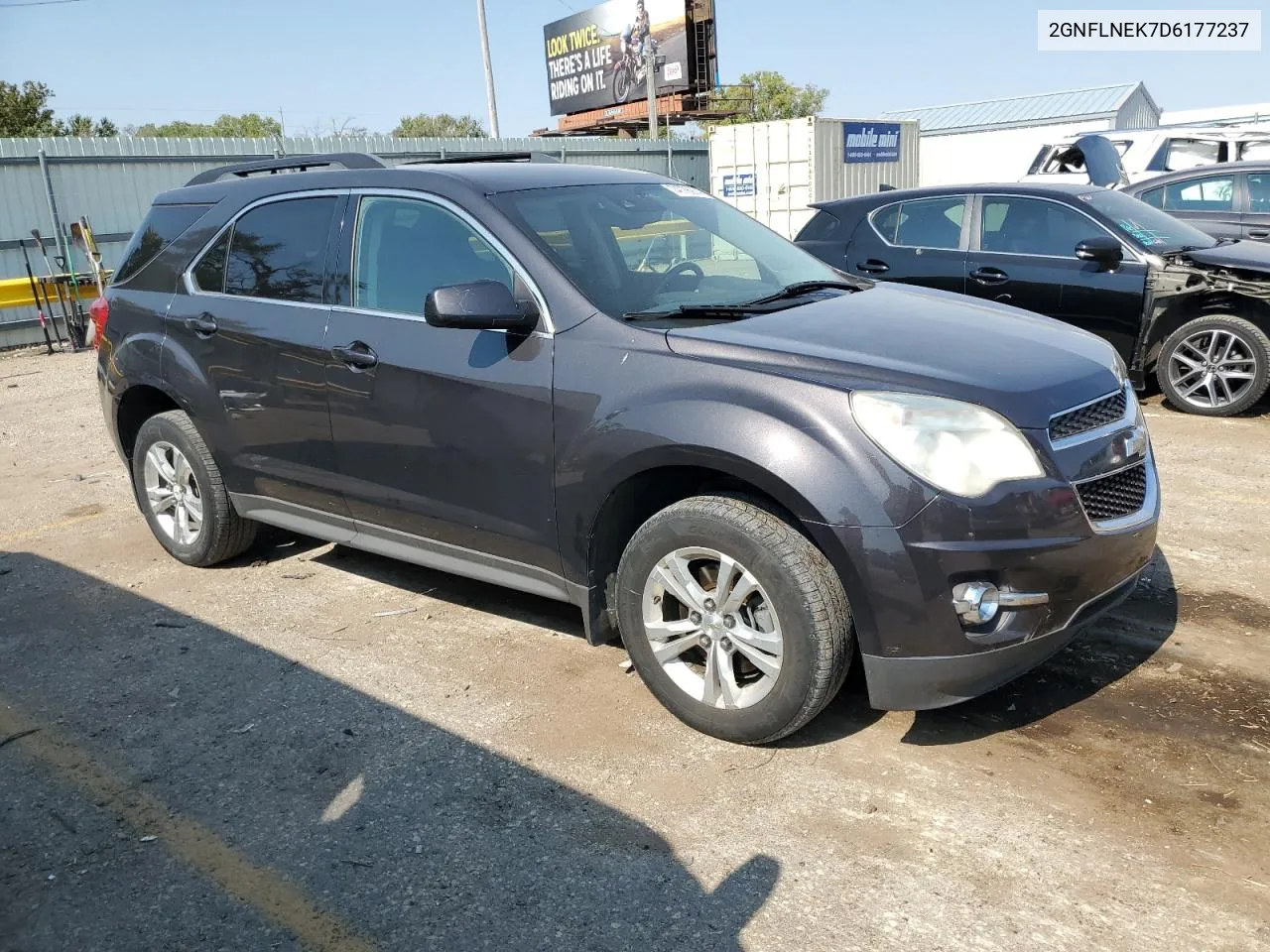 2013 Chevrolet Equinox Lt VIN: 2GNFLNEK7D6177237 Lot: 74776974