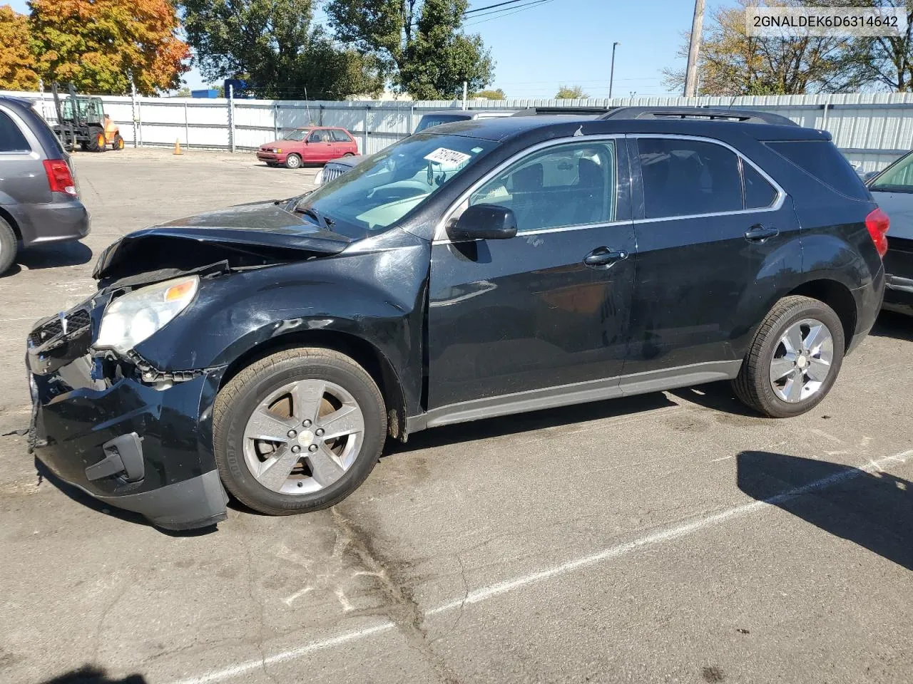 2013 Chevrolet Equinox Lt VIN: 2GNALDEK6D6314642 Lot: 75197044