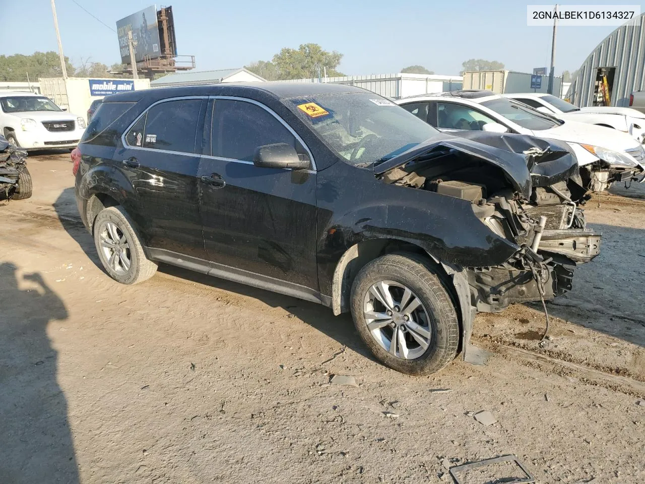 2013 Chevrolet Equinox Ls VIN: 2GNALBEK1D6134327 Lot: 75408804