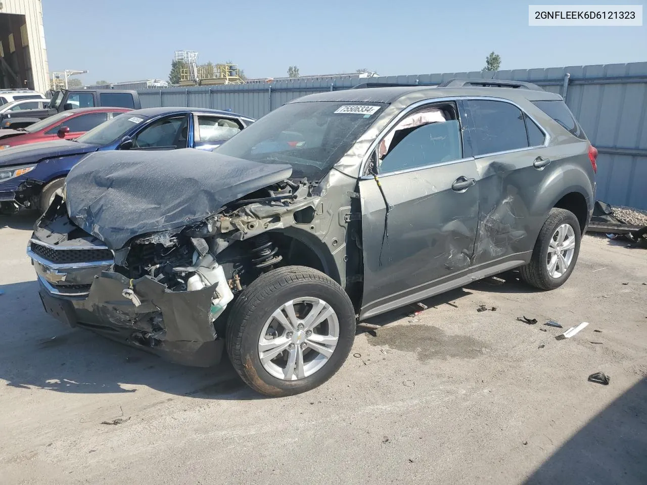 2013 Chevrolet Equinox Lt VIN: 2GNFLEEK6D6121323 Lot: 75506334