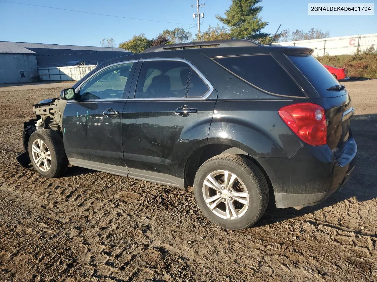 2013 Chevrolet Equinox Lt VIN: 2GNALDEK4D6401794 Lot: 76079884