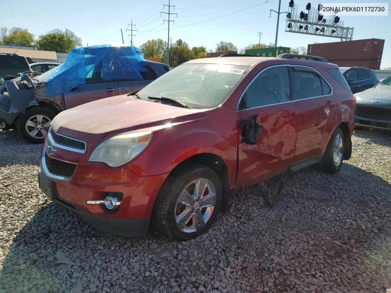 2GNALPEK6D1172730 2013 Chevrolet Equinox Lt