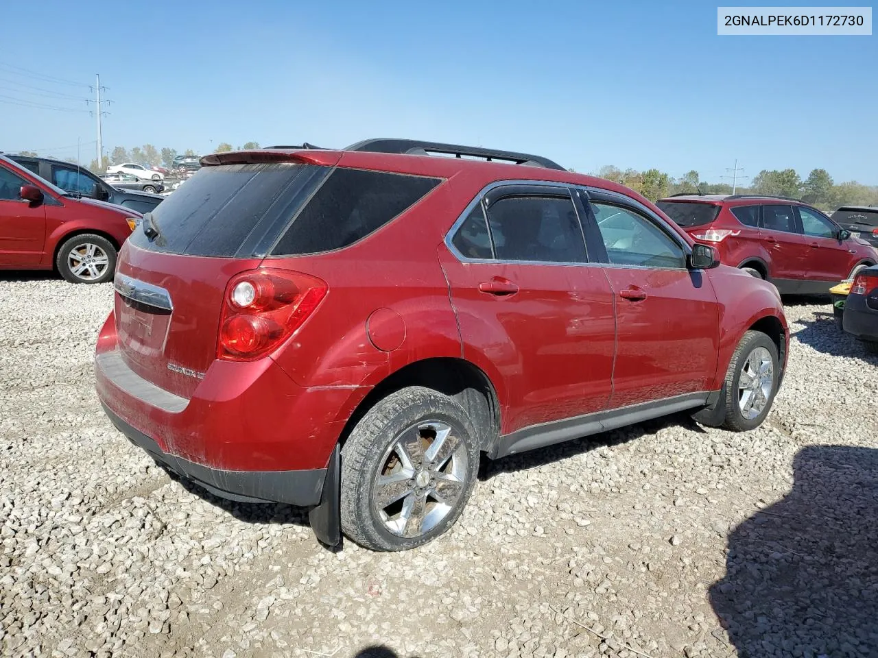 2013 Chevrolet Equinox Lt VIN: 2GNALPEK6D1172730 Lot: 76510564