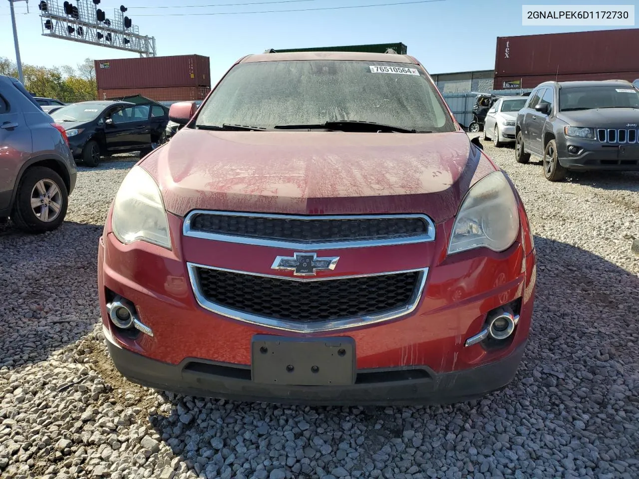 2013 Chevrolet Equinox Lt VIN: 2GNALPEK6D1172730 Lot: 76510564