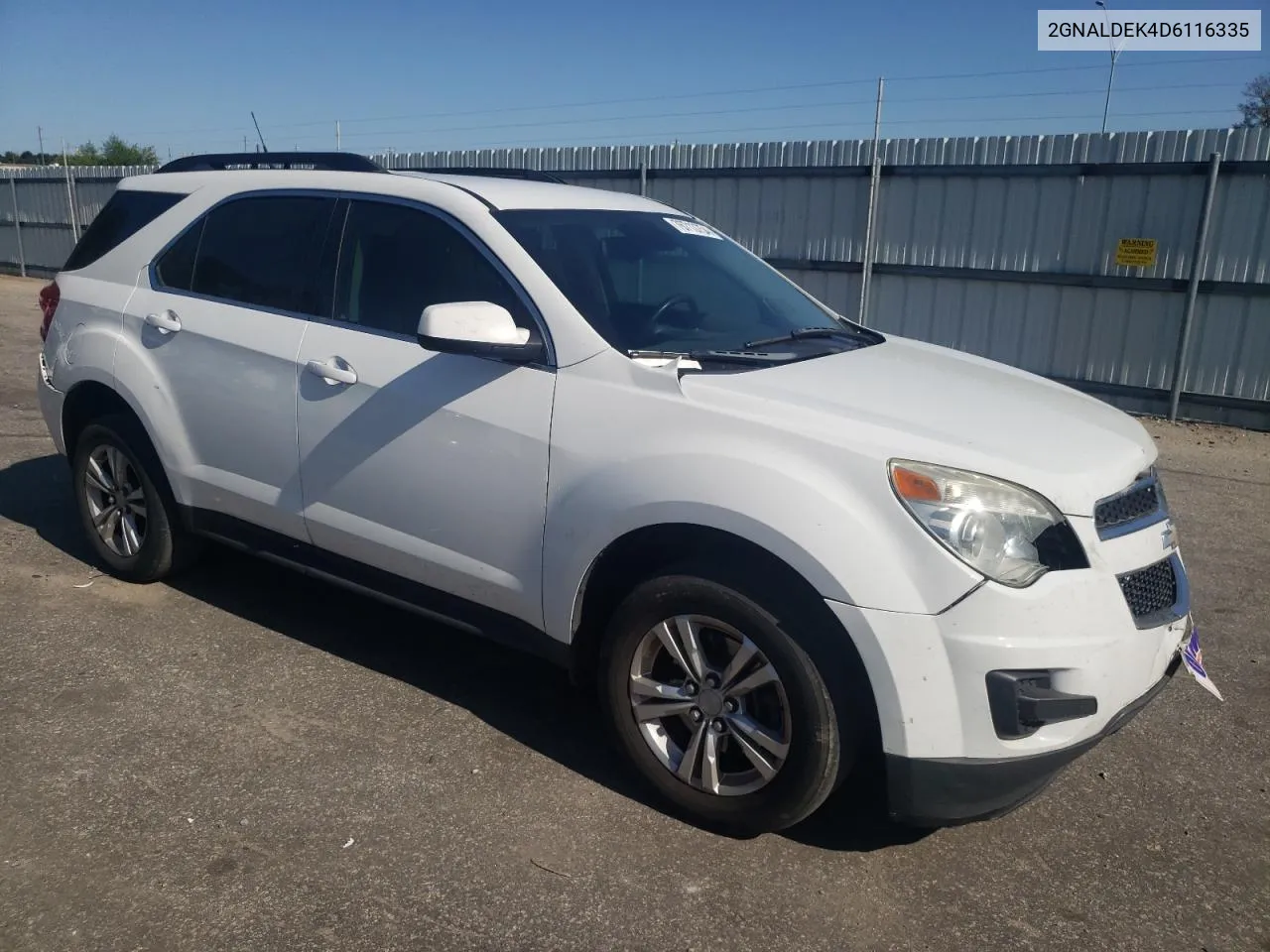 2GNALDEK4D6116335 2013 Chevrolet Equinox Lt