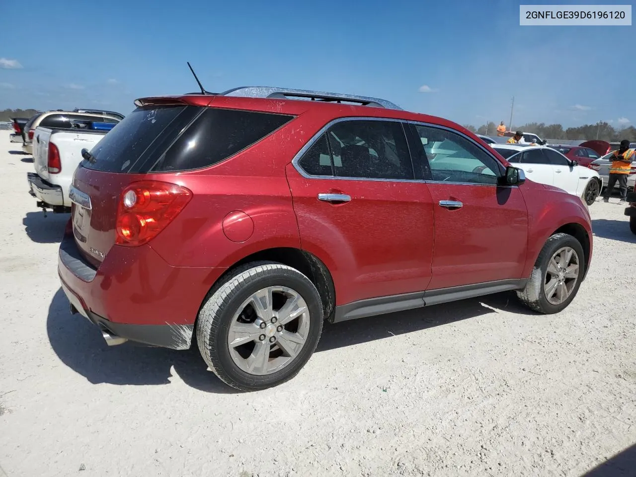 2013 Chevrolet Equinox Ltz VIN: 2GNFLGE39D6196120 Lot: 76715454