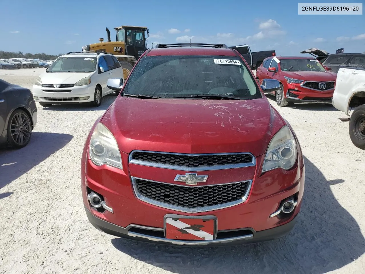 2013 Chevrolet Equinox Ltz VIN: 2GNFLGE39D6196120 Lot: 76715454