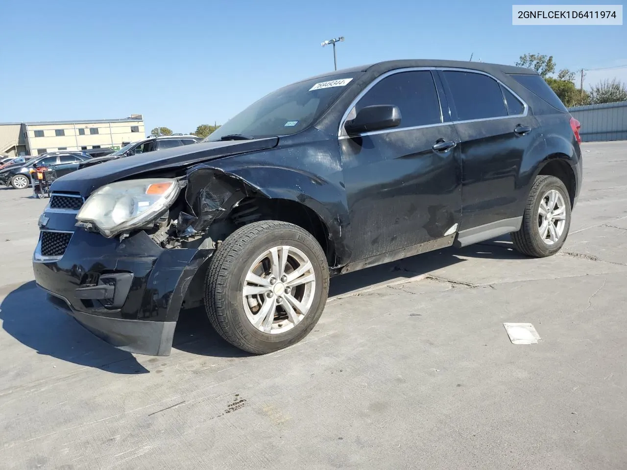 2013 Chevrolet Equinox Ls VIN: 2GNFLCEK1D6411974 Lot: 76949344