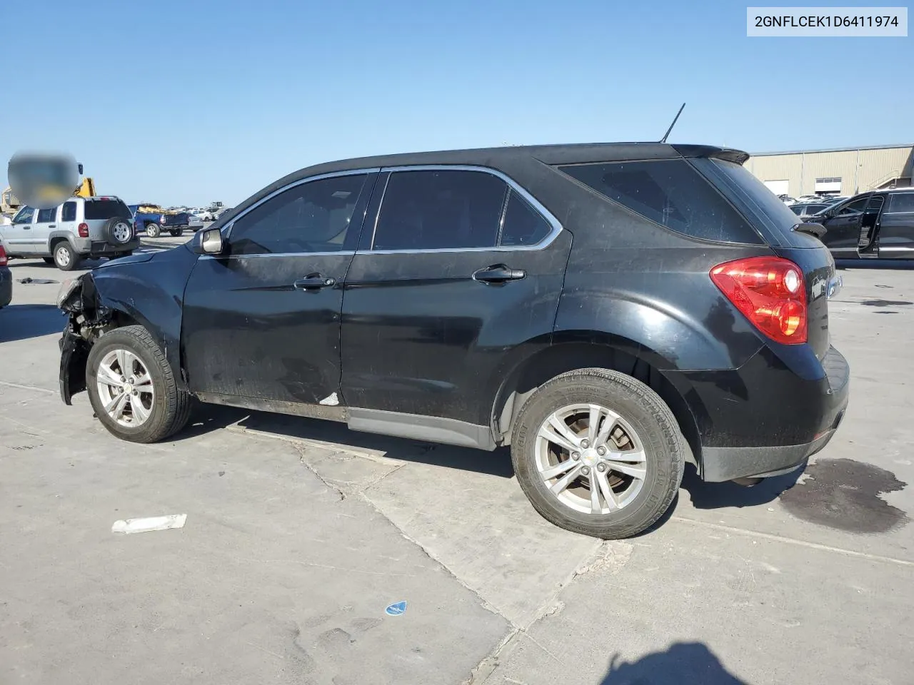 2013 Chevrolet Equinox Ls VIN: 2GNFLCEK1D6411974 Lot: 76949344