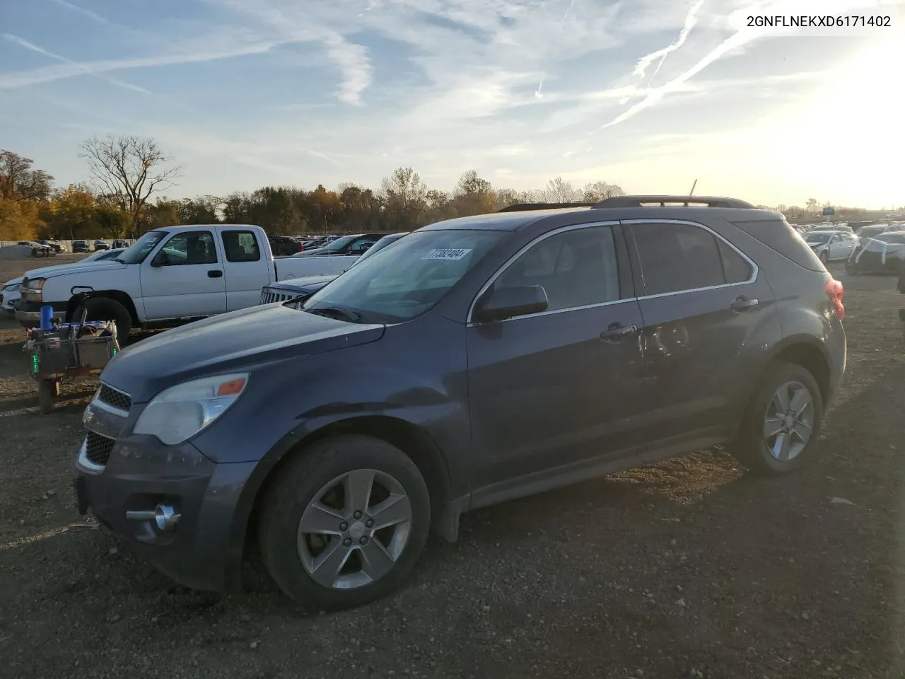 2013 Chevrolet Equinox Lt VIN: 2GNFLNEKXD6171402 Lot: 77382404