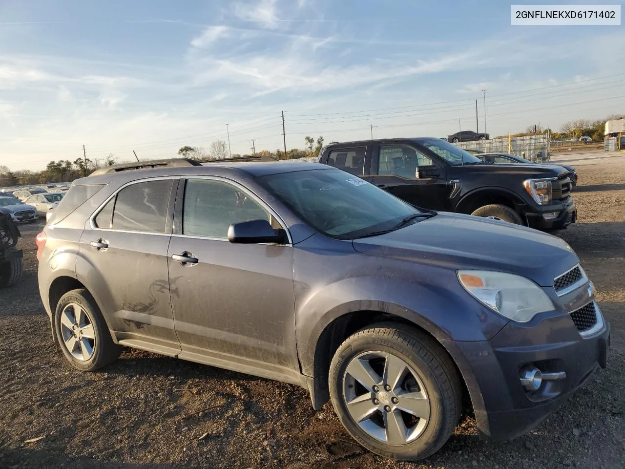 2013 Chevrolet Equinox Lt VIN: 2GNFLNEKXD6171402 Lot: 77382404