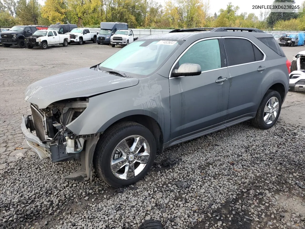 2013 Chevrolet Equinox Lt VIN: 2GNFLEE3XD6238265 Lot: 77482604