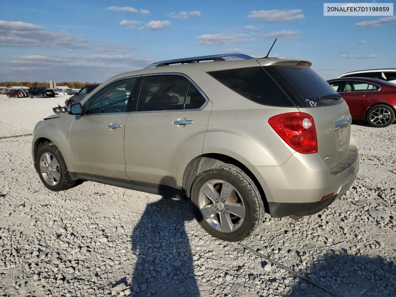 2013 Chevrolet Equinox Ltz VIN: 2GNALFEK7D1198859 Lot: 77617254