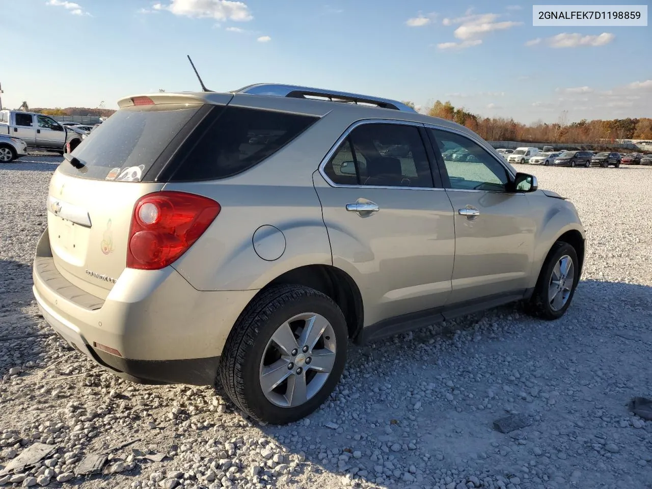 2013 Chevrolet Equinox Ltz VIN: 2GNALFEK7D1198859 Lot: 77617254