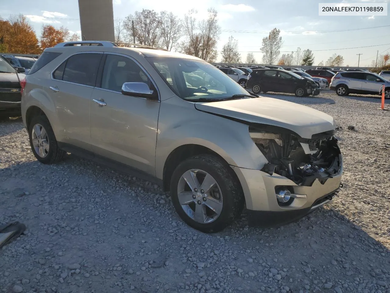 2013 Chevrolet Equinox Ltz VIN: 2GNALFEK7D1198859 Lot: 77617254