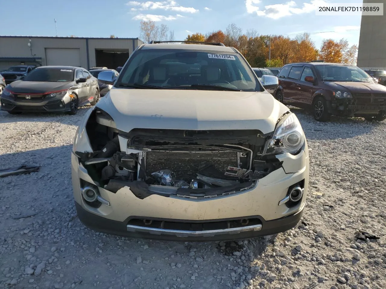 2013 Chevrolet Equinox Ltz VIN: 2GNALFEK7D1198859 Lot: 77617254