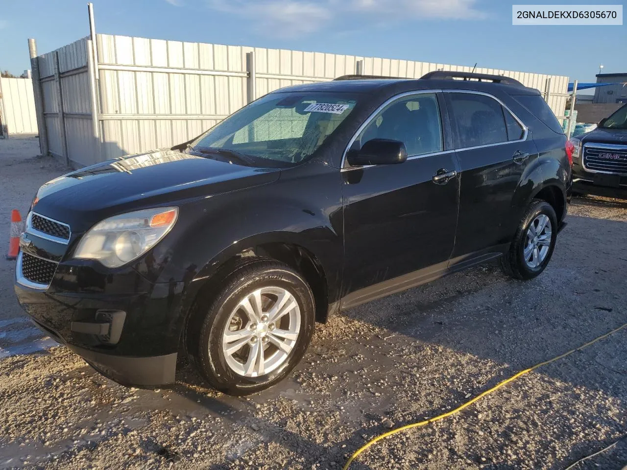 2013 Chevrolet Equinox Lt VIN: 2GNALDEKXD6305670 Lot: 77820524