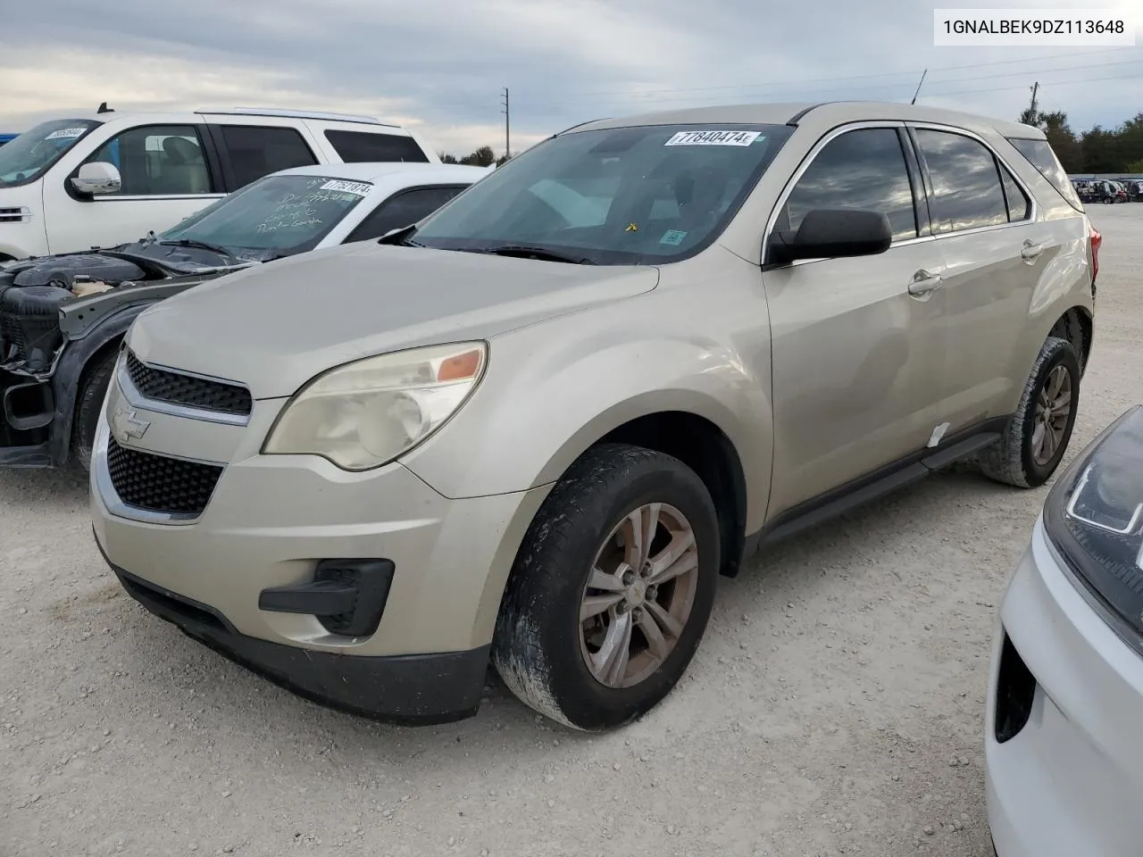 2013 Chevrolet Equinox Ls VIN: 1GNALBEK9DZ113648 Lot: 77840474