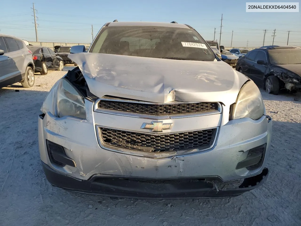 2013 Chevrolet Equinox Lt VIN: 2GNALDEKXD6404540 Lot: 77842574