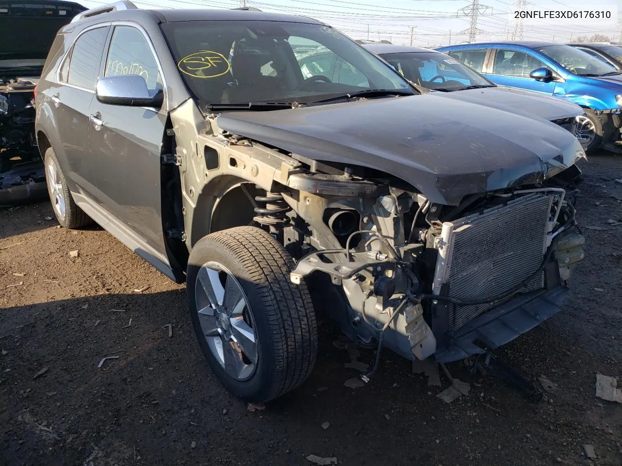 2013 Chevrolet Equinox Ltz VIN: 2GNFLFE3XD6176310 Lot: 78138664