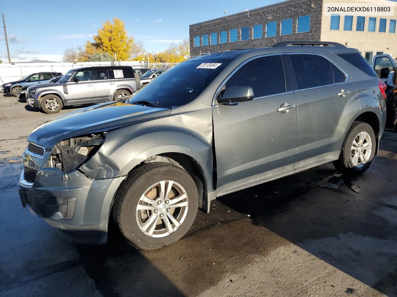 2013 Chevrolet Equinox Lt VIN: 2GNALDEKXD6118803 Lot: 78170494