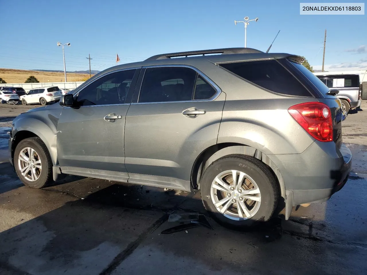 2013 Chevrolet Equinox Lt VIN: 2GNALDEKXD6118803 Lot: 78170494