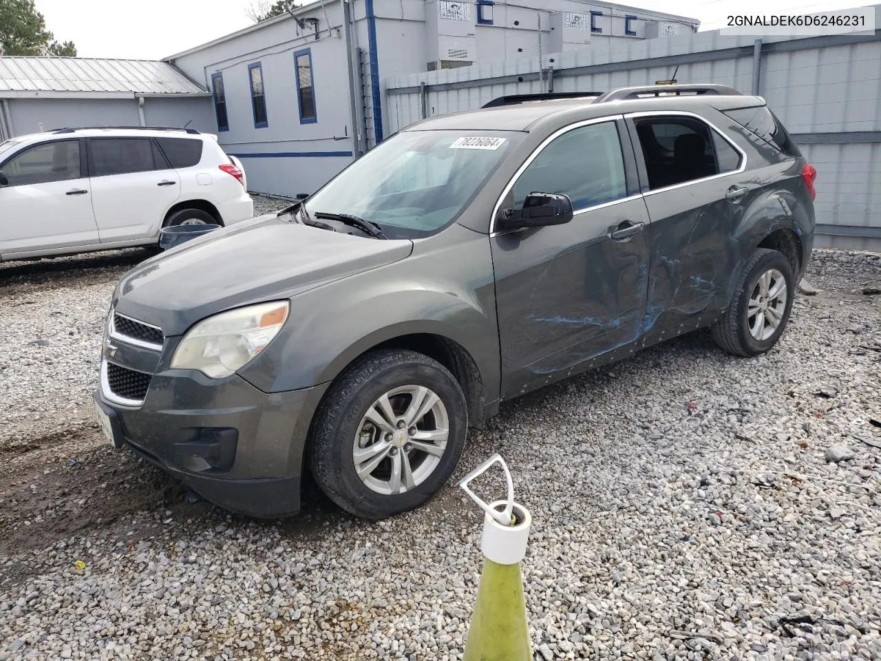 2013 Chevrolet Equinox Lt VIN: 2GNALDEK6D6246231 Lot: 78226064