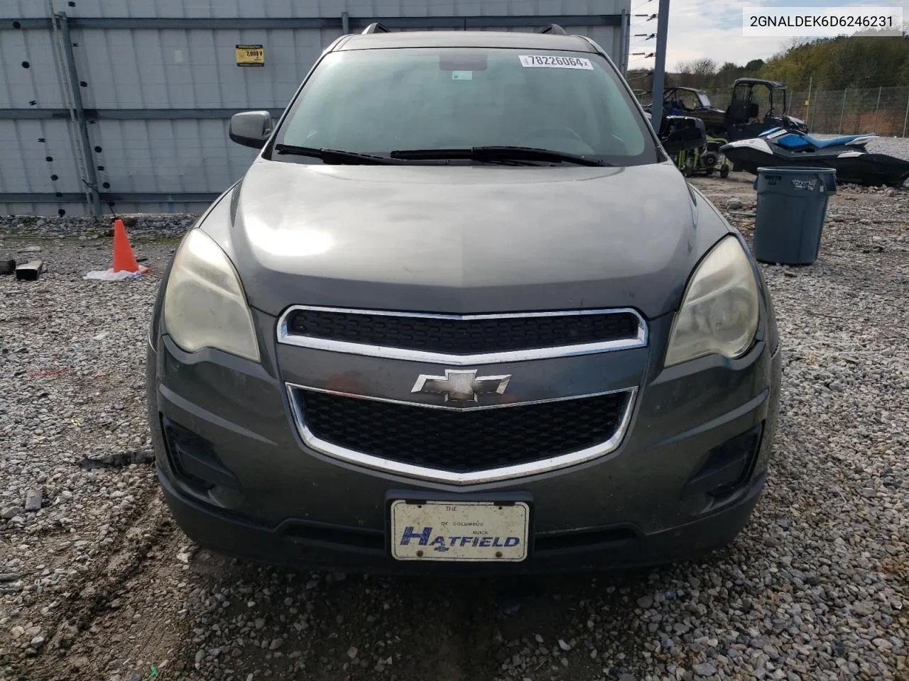 2013 Chevrolet Equinox Lt VIN: 2GNALDEK6D6246231 Lot: 78226064