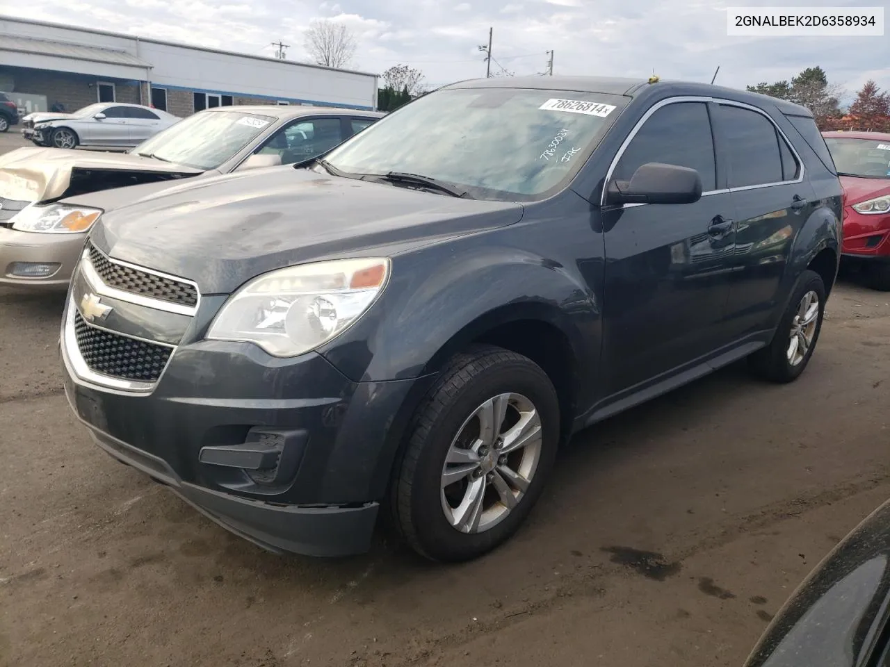 2013 Chevrolet Equinox Ls VIN: 2GNALBEK2D6358934 Lot: 78626814