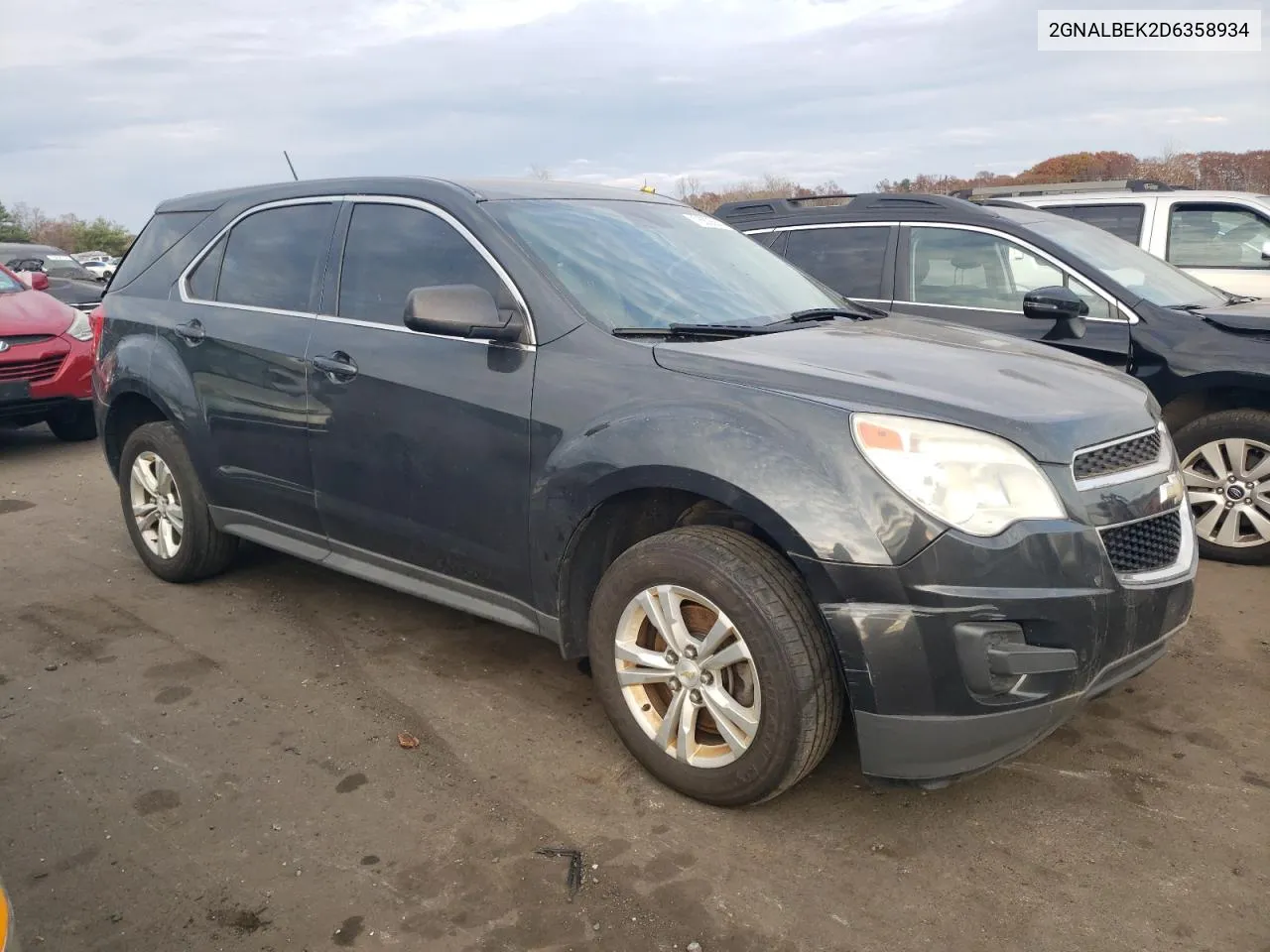 2013 Chevrolet Equinox Ls VIN: 2GNALBEK2D6358934 Lot: 78626814