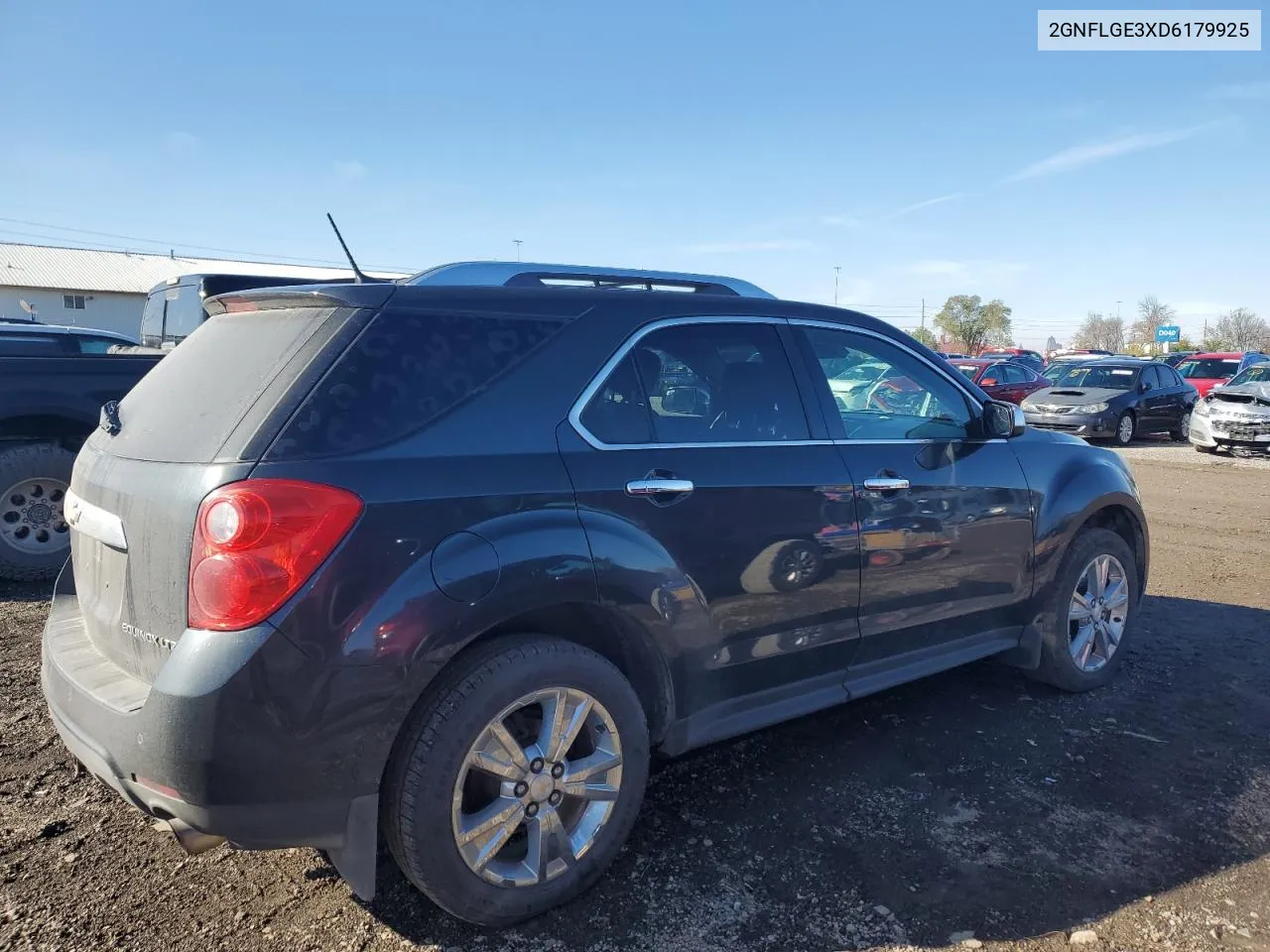 2013 Chevrolet Equinox Ltz VIN: 2GNFLGE3XD6179925 Lot: 79029164