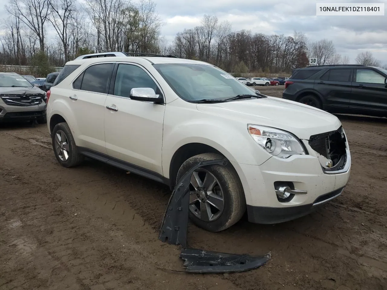 2013 Chevrolet Equinox Ltz VIN: 1GNALFEK1DZ118401 Lot: 79252624