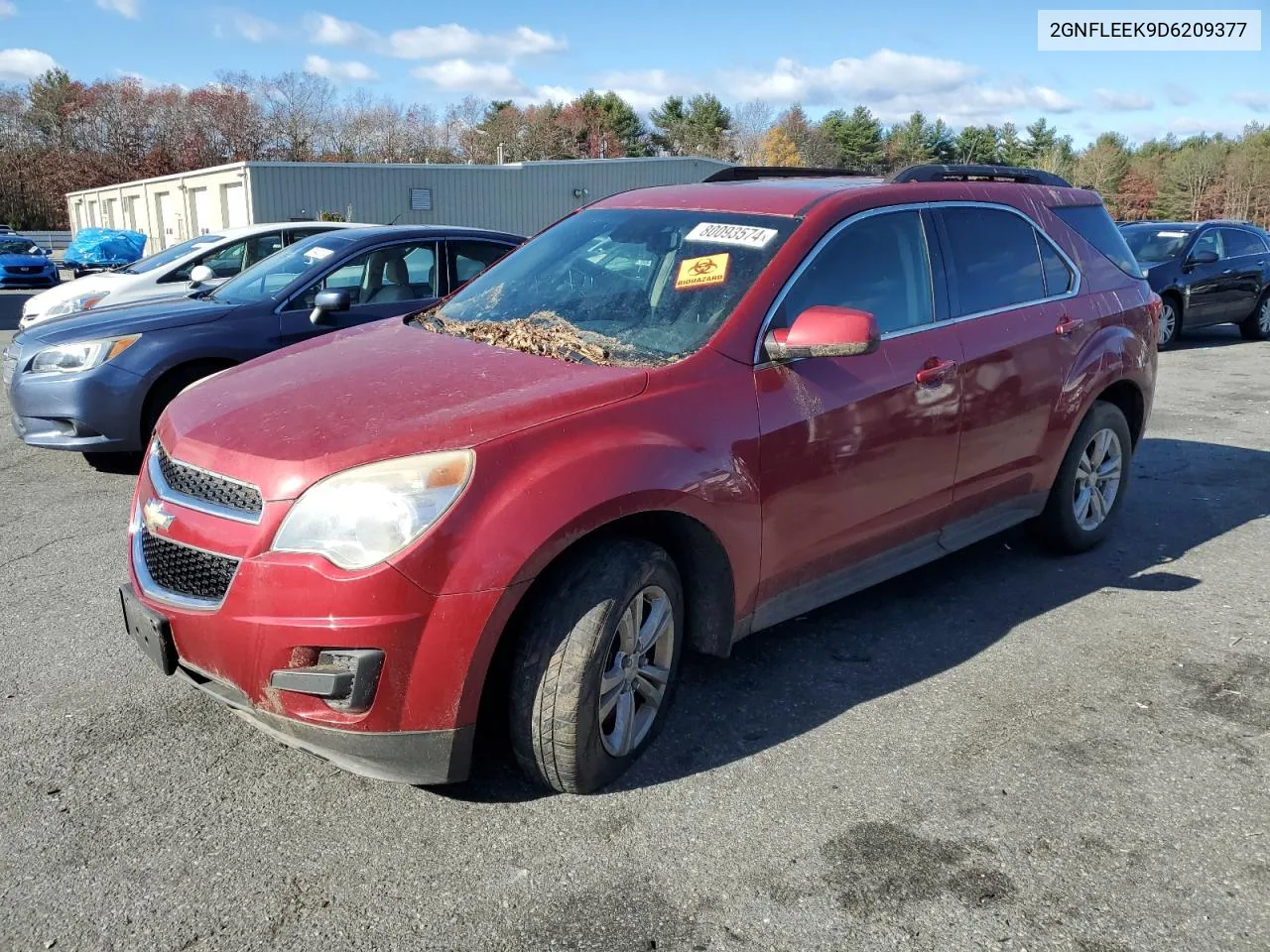 2013 Chevrolet Equinox Lt VIN: 2GNFLEEK9D6209377 Lot: 80093574