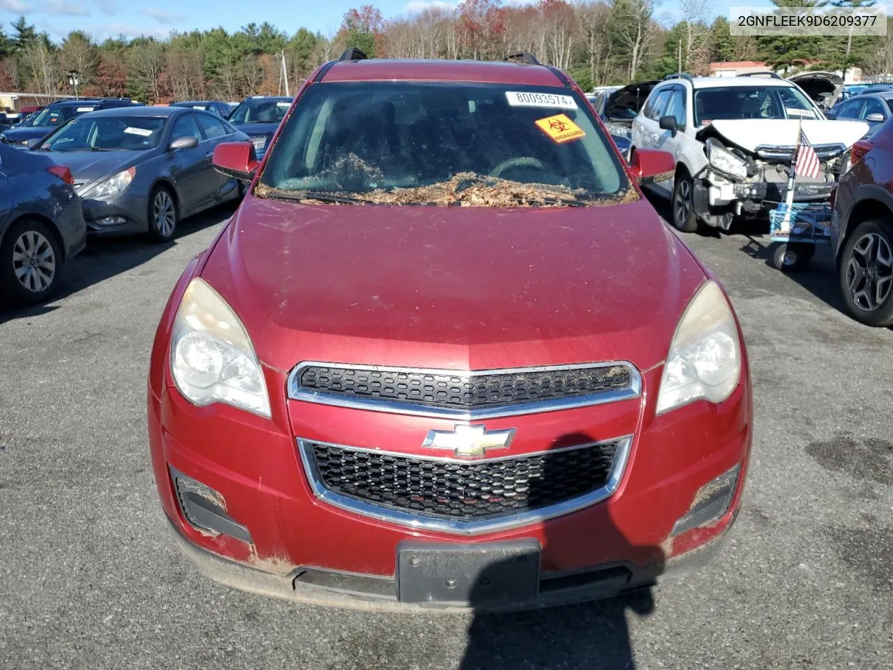 2013 Chevrolet Equinox Lt VIN: 2GNFLEEK9D6209377 Lot: 80093574