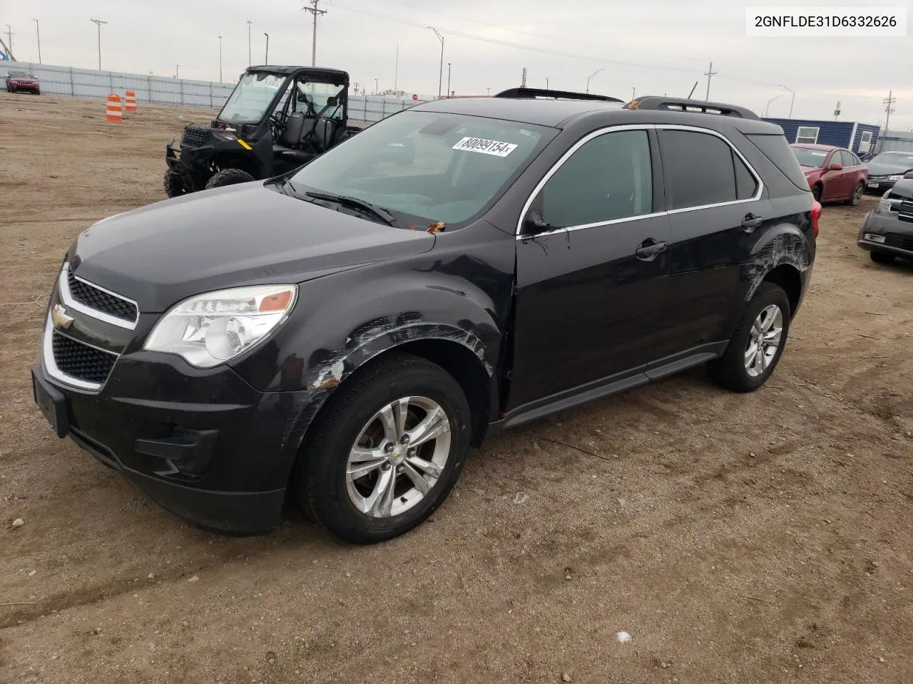 2013 Chevrolet Equinox Lt VIN: 2GNFLDE31D6332626 Lot: 80099154