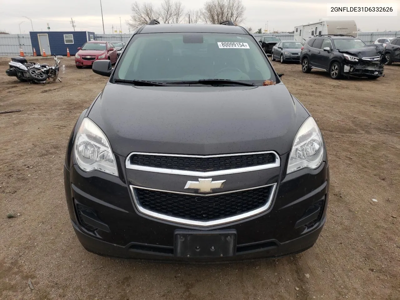 2013 Chevrolet Equinox Lt VIN: 2GNFLDE31D6332626 Lot: 80099154