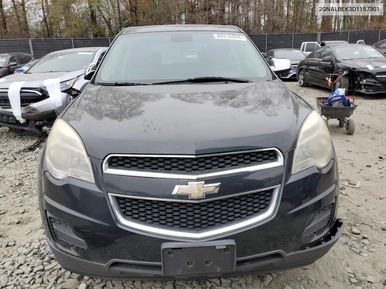 2013 Chevrolet Equinox Ls VIN: 2GNALBEK3D1157301 Lot: 80316894