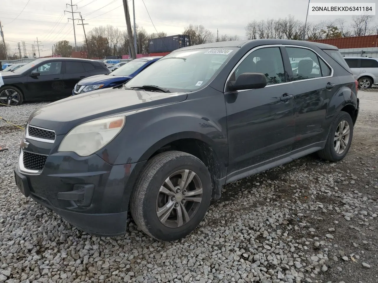 2013 Chevrolet Equinox Ls VIN: 2GNALBEKXD6341184 Lot: 80329624