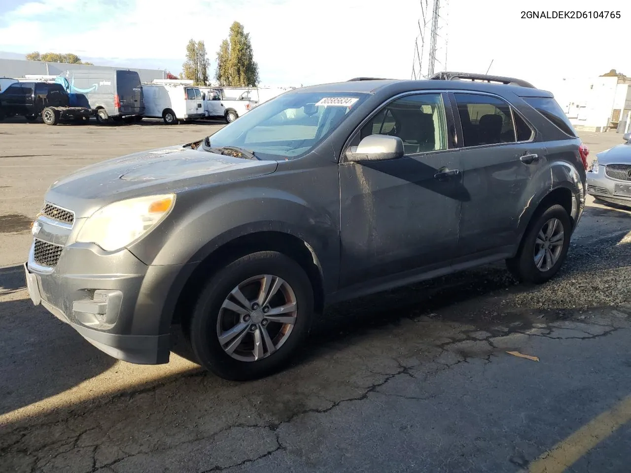 2013 Chevrolet Equinox Lt VIN: 2GNALDEK2D6104765 Lot: 80585634