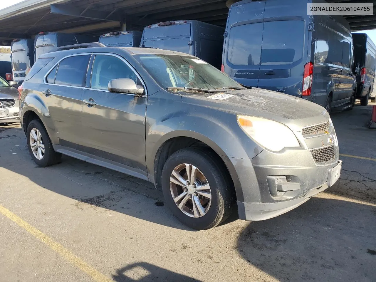 2013 Chevrolet Equinox Lt VIN: 2GNALDEK2D6104765 Lot: 80585634