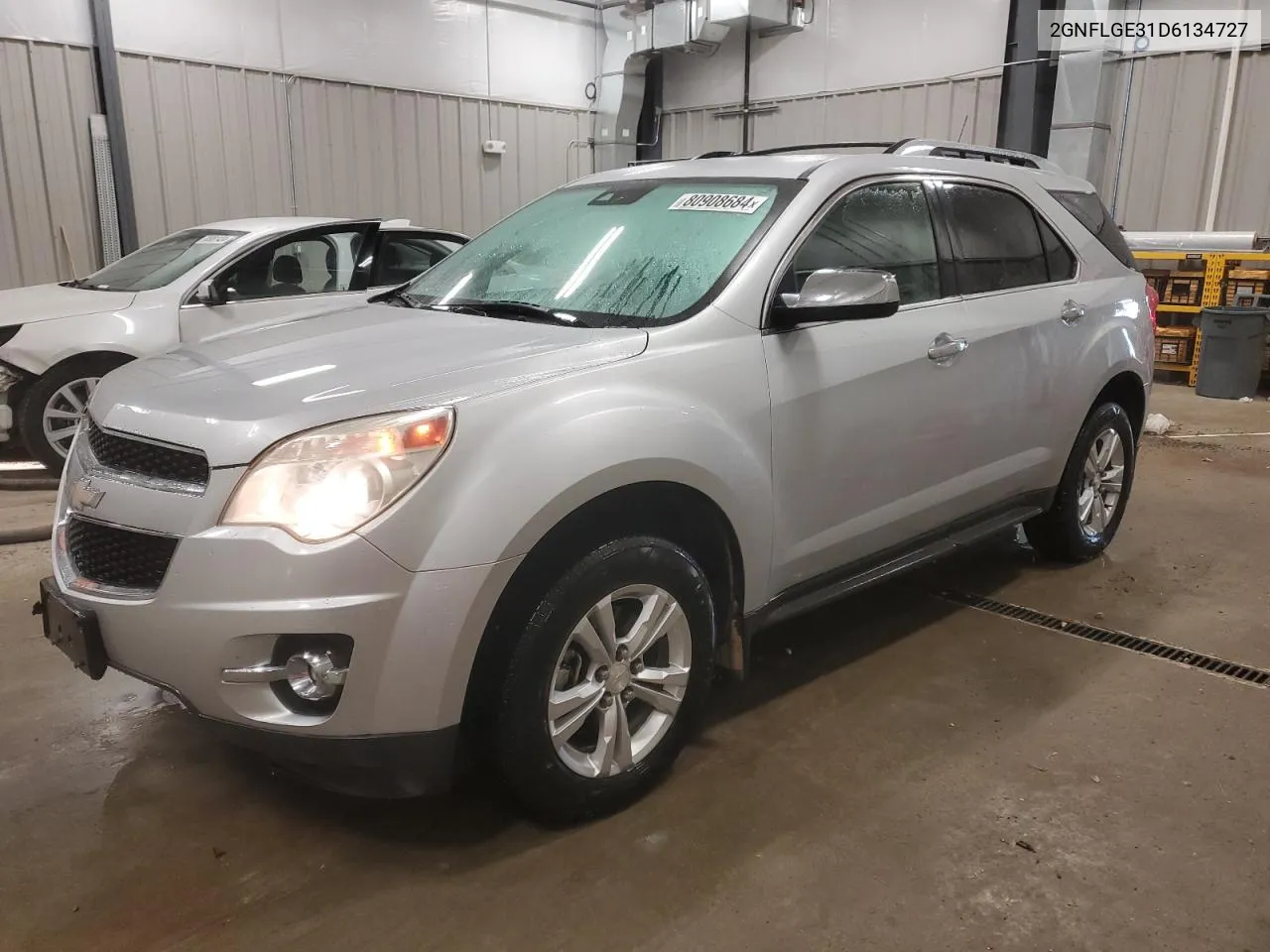 2013 Chevrolet Equinox Ltz VIN: 2GNFLGE31D6134727 Lot: 80908684