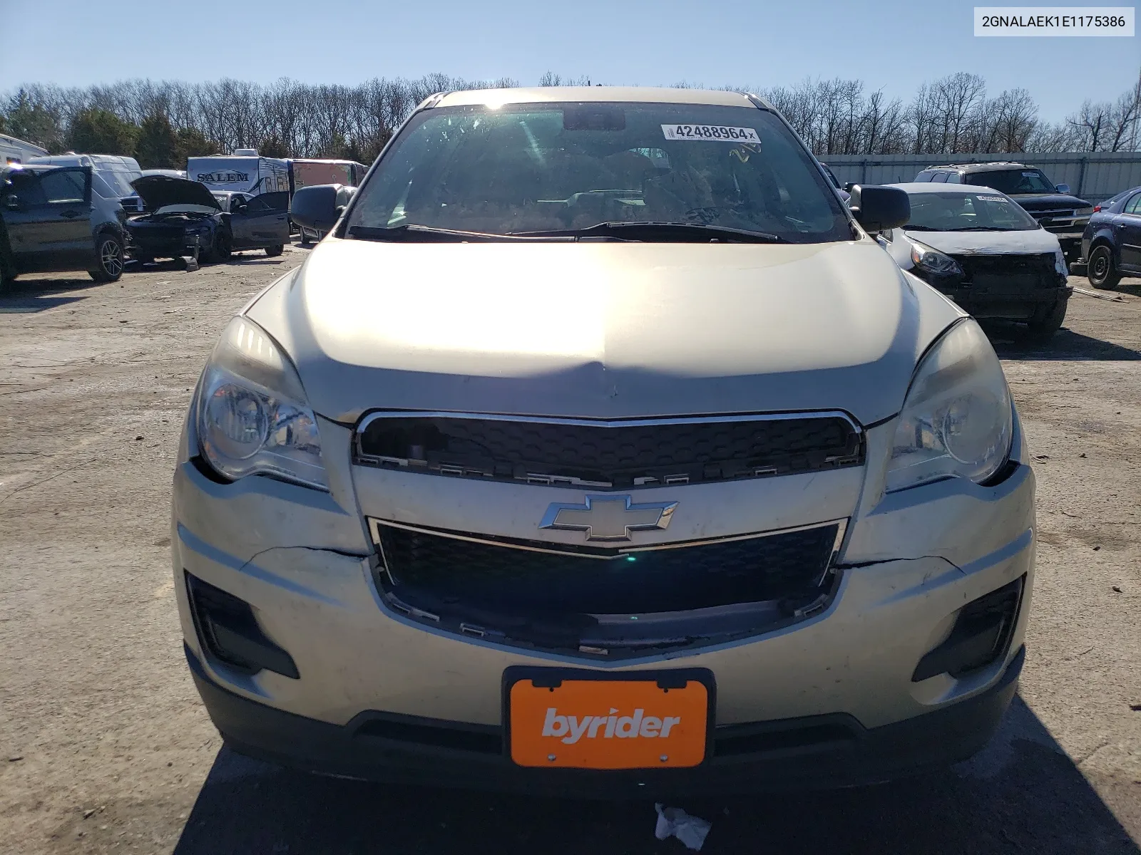 2014 Chevrolet Equinox Ls VIN: 2GNALAEK1E1175386 Lot: 42488964