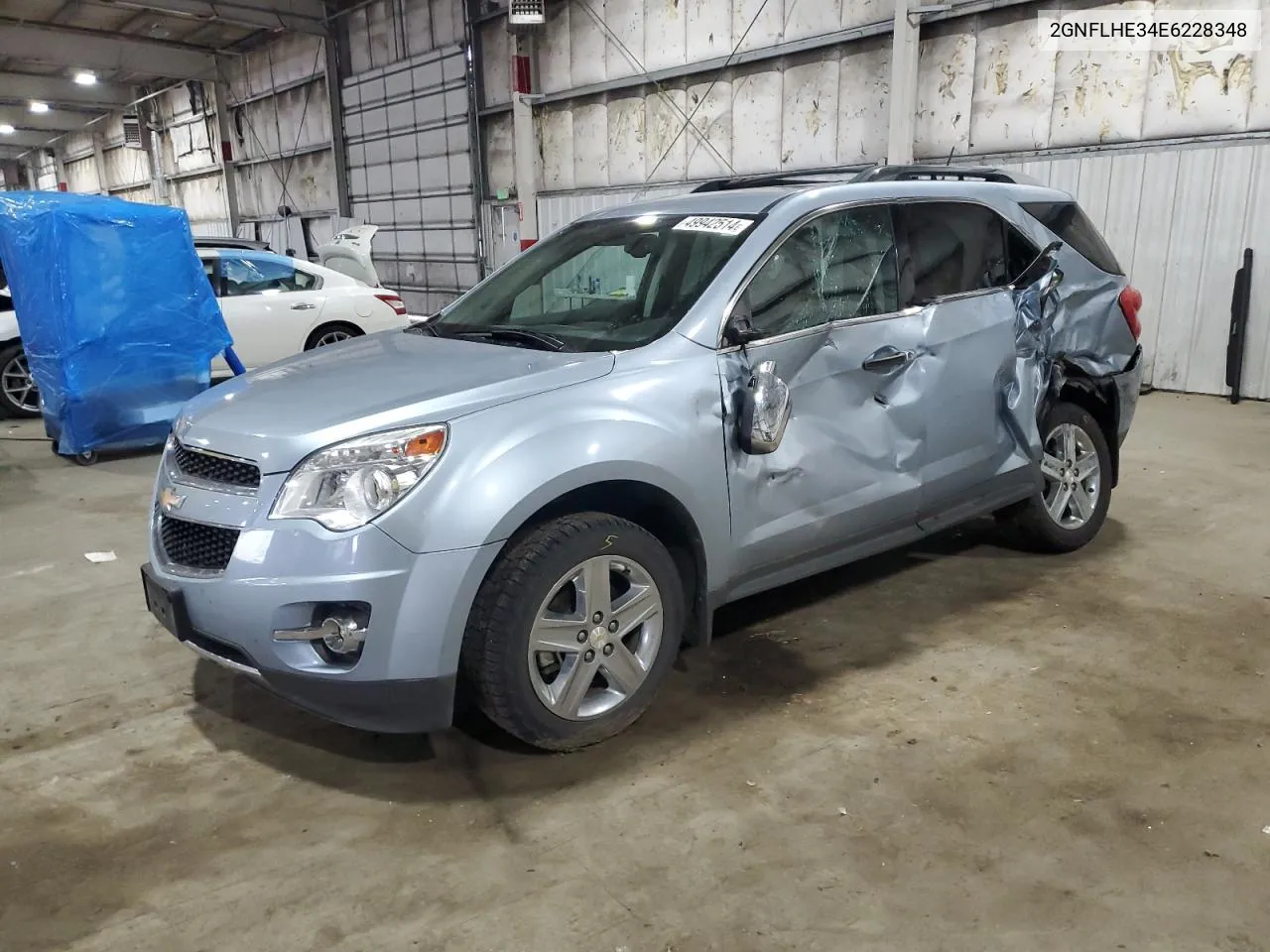 2014 Chevrolet Equinox Ltz VIN: 2GNFLHE34E6228348 Lot: 49942514